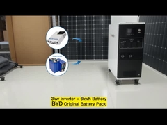 En 3000w güneş enerjisi sistemi hepsi bir kitde güneş 3kw güneş enerjisi sistemi dc/ac 6kwh taşınabilir güç S