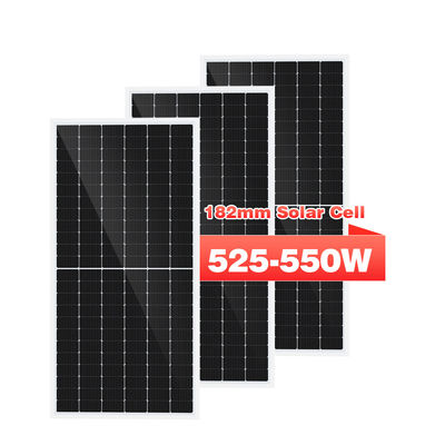 Kalite  Transparent 450w 500w 540w Mono Bifacial Solar Panel System For Home fabrika