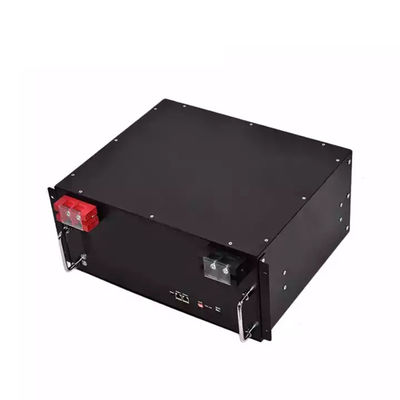 Akıllı 51.2v 48V Lifepo4 Pil Paketi Sunucu Rafına Monte Edilmiş 5kw 100ah