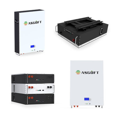 Duvara Monte Güneş Enerjisi Depolama Sistemi Lfp 5kw 10kw 51.2v 48v 100ah Lifepo4 Powerwall Pil