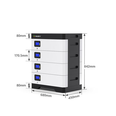 Ev ESS Energy için 51.2V Lifepo4 10kwh 5Kwh 100Ah 200Ah 300Ah Lityum Kapalı Izgara Pil
