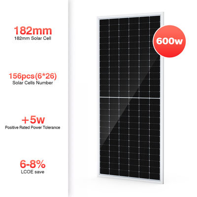 ASGOFT Cam Solar Mono Monokristal Pv Hücre Film Panelleri 600w