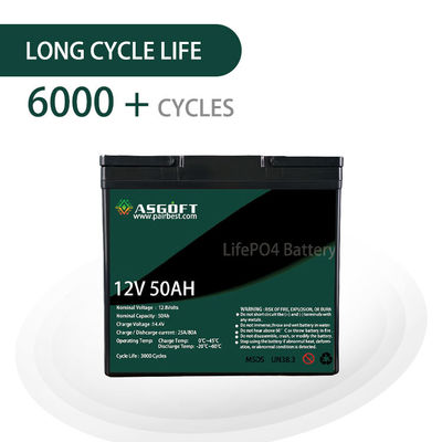 Elektrikli Araç 8kg için CETL Lifepo4 50ah 12V Lityum Pil Paketi Şarj Edilebilir