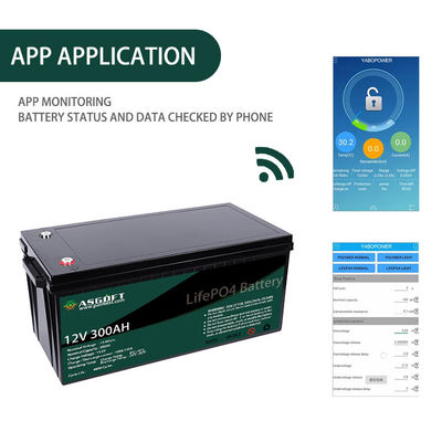 ASGOFT 12V Lityum Pil Paketi 300ah 12 Volt Lifepo4 Lityum İyon