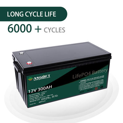ASGOFT 12V Lityum Pil Paketi 300ah 12 Volt Lifepo4 Lityum İyon