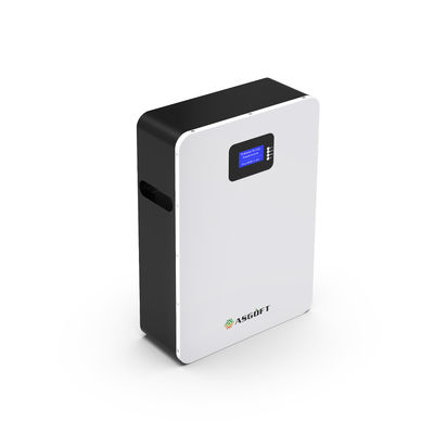 48v 51V Lifepo4 Pil Lityum 100Ah 5.12kwh 10kw Lcd Ekranlı Dahili BMS Powerwall