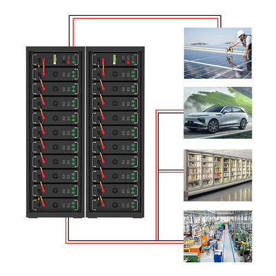 Yüksek Voltajlı Raf Tarzı Lifepo4 Bataryası 15kwh 20kwh 30kw 50kw 100Kw Endüstriyel Enerji Sistemi