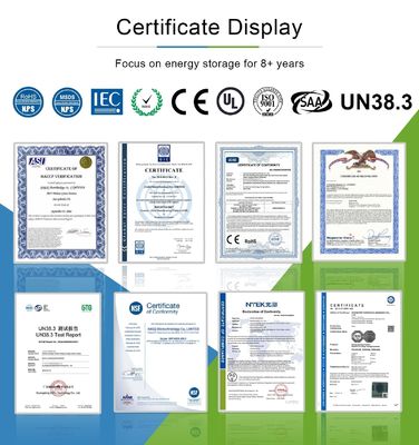 51.2V 100Ah 5kWh Lifepo4 Batarya Paketi Ev Enerji Depolama için BMS Serve Rack ile