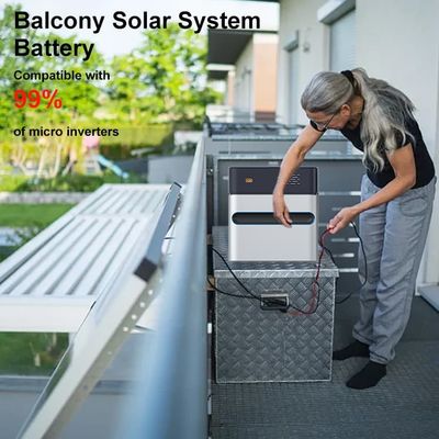 Alman Depo Hazır Plug And Play 800W Balkon Güneş Sistemi Pil