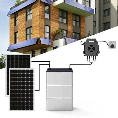 Alman Depo Mikro Inverter 800w Balkonkraftwerk Şebeke Güneş Sistemi Balkon için