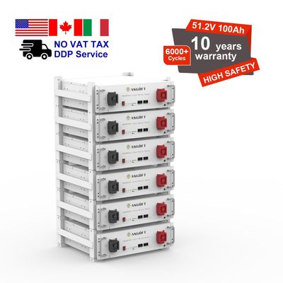BYD Enerji Depolama Yüklenebilir Sunucu Rack Montajlı 51.2 V 100Ah Lifepo4 Pil