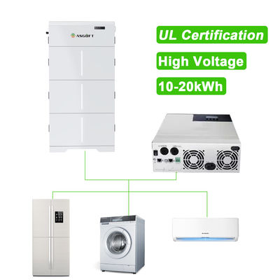 ABD Ev Hibrid 10kw 15kw 20kw Yüksek Voltaj Ess Byd 20 KWh Lityum Pil