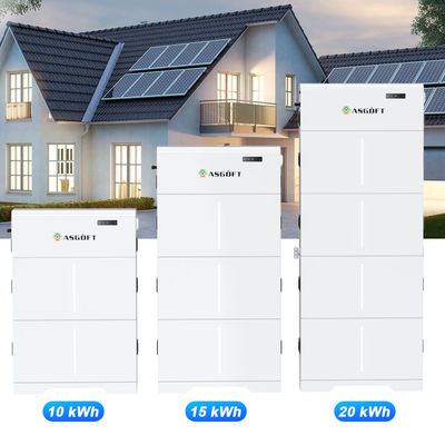 10KWH 15KWH 20KWH Güneş Yüksek Voltajlı Yüklenebilir LiFePO4 Enerji Depolama Pil