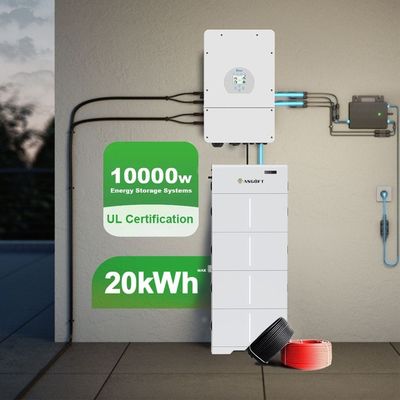 UL Sertifikası Ev Kullanımı 5kw 10kw 20kw Güneş PV Depolama LiFePO4 Lityum Pil