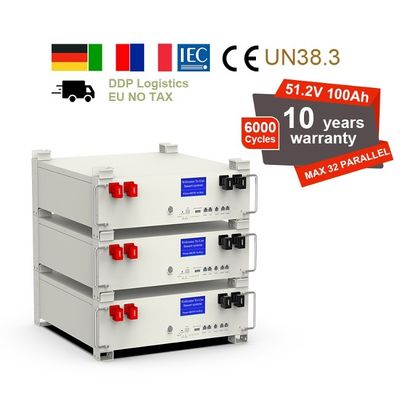 48V 5kWh 100Ah LiFePO4 Paket Pil Yüklü Lityum İyon Enerji Depolama Pil