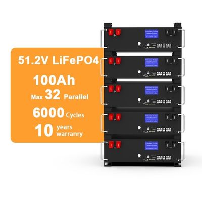 51.2v 100ah Lifepo4 5kw 10kw 20kw Yenilenebilir Enerji Lifepo4 Lityum Pil Paketi
