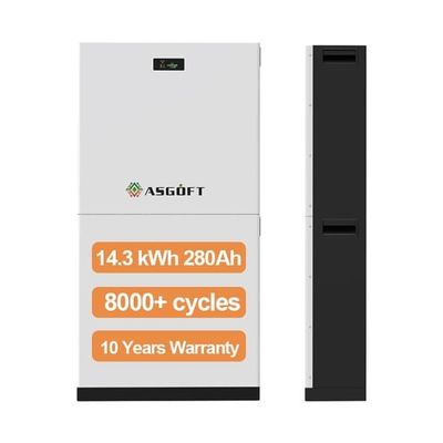 8000 Döngü Güneş Bataryası LiFePO4 51.2V 280Ah 15Kwh Enerji Depolama Bataryası