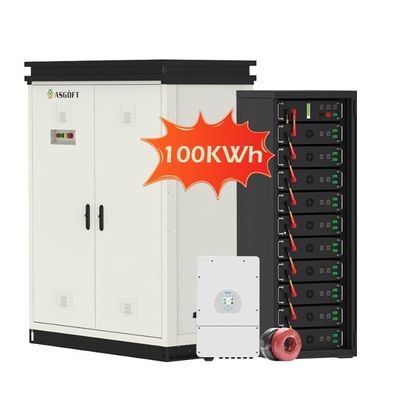100kwh yaşam gücü yüksek gerilimli batarya ticari endüstriyel enerji depolama konteyneri