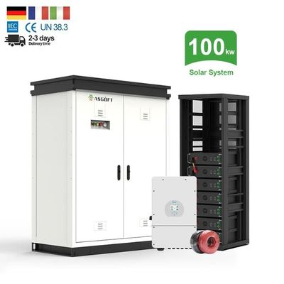 50kw 100kwh Lityum Pil ESS Entegre Güneş Enerjisi Kabinesi Enerji Depolama