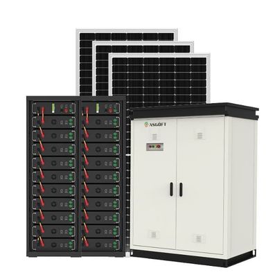 50KW 100KW Dış Lityum Pil Depolama Sistemi Hibrit Mikro Şebeke Enerji Santrali