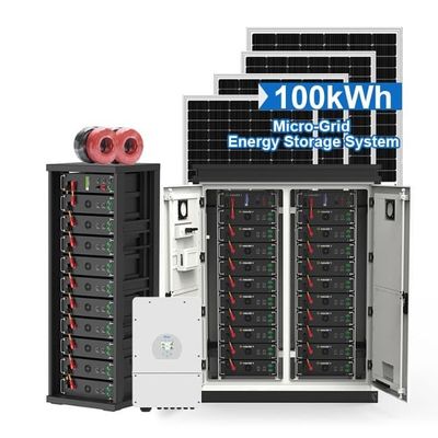 50Kw 60Kw 70Kw 100Kw Şebekeye Açık Lityum Pilli Güneş Enerjisi Depolama Sistemi